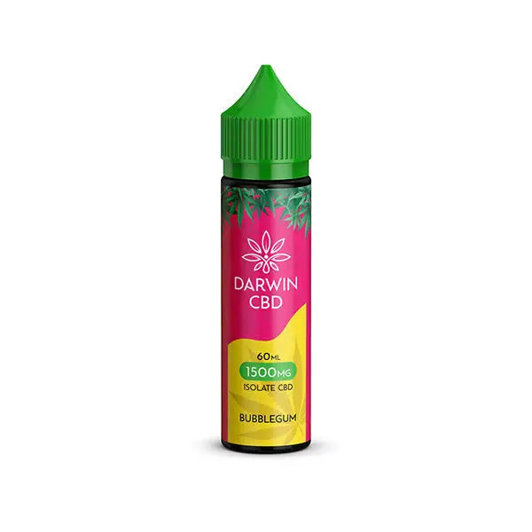 Darwin 1500mg CBD Isolate E-Liquid 60ml - Bubblegum - CBD