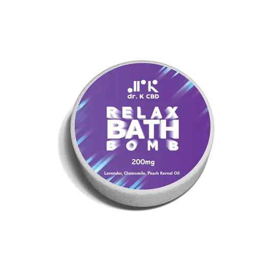 Dr K CBD 200mg CBD Relax Bath Bomb - CBD Products