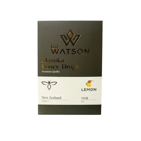 Dr Watson Manuka Honey Drops 120g (non-CBD) - Lemon - CBD