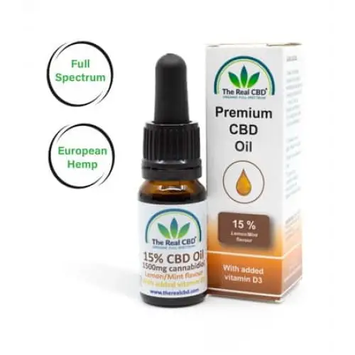 15% CBD oil with Vitamin D3 - 10ml - Health Care