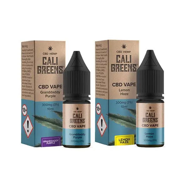 Cali Greens 300mg CBD Vape E-liquid 10ml - CBD Products