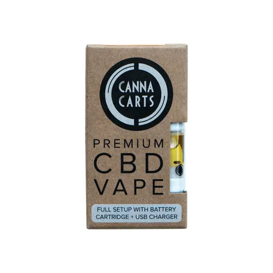 Cannacarts Premium CBD Vape Full Setup - Super Lemon - CBD