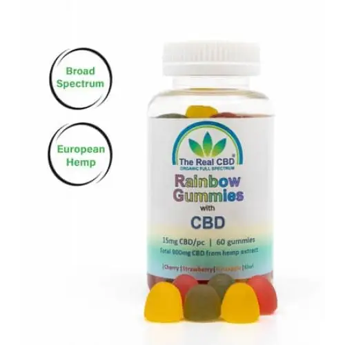 CBD gummies – 15mg CBD/gummy