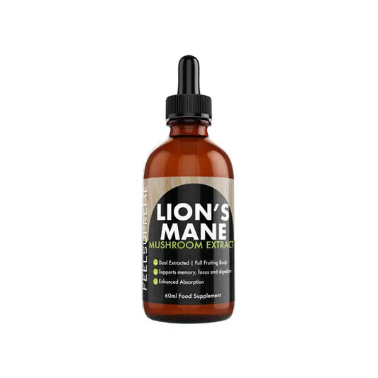 Feel Supreme 1500mg Lion’s Mane Mushroom Extract Tincture -