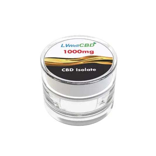 LVWell CBD 99% Isolate 1000mg CBD - CBD Products