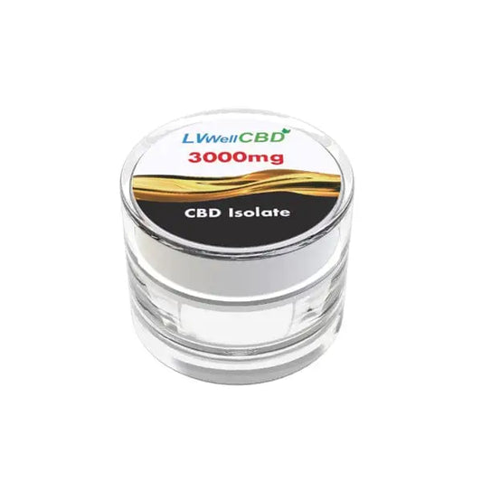 LVWell CBD 99% Isolate 3000mg CBD - CBD Products