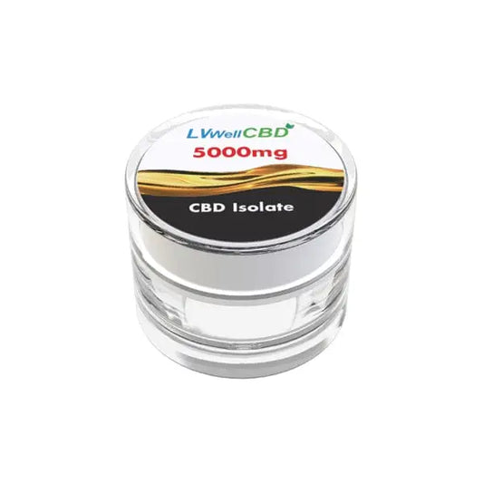 LVWell CBD 99% Isolate 5000mg CBD - CBD Products