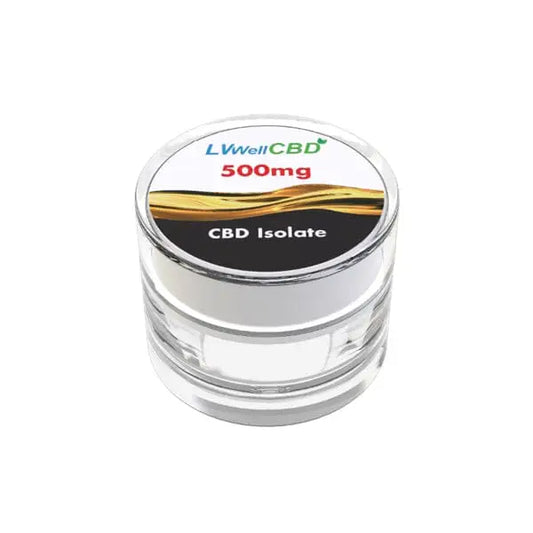LVWell CBD 99% Isolate 500mg CBD - CBD Products