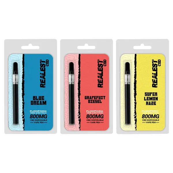 Realest CBD Bars 800mg CBD Disposable Vape Pen (BUY 1 GET 1