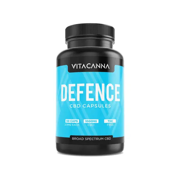 Vitacanna 1000mg Broad Spectrum CBD Vegan Capsules - 50 Caps