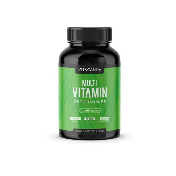 Vitacanna Broad Spectrum 750mg CBD Vegan Gummy Bears - CBD