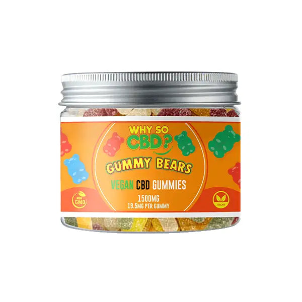 Why So CBD? 1500mg CBD Small Vegan Gummies - 11 Flavours -