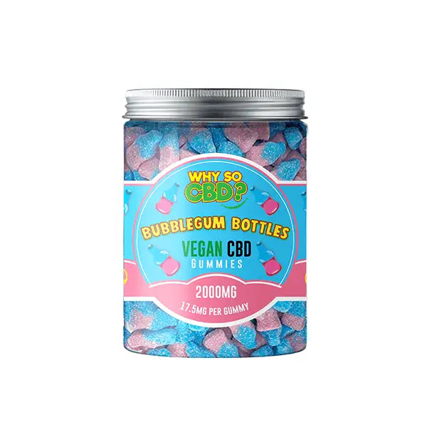 Why So CBD? 2000mg CBD Large Vegan Gummies - 11 Flavours -